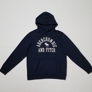 Abercrombie & Fitch navy blue pullover hoodie